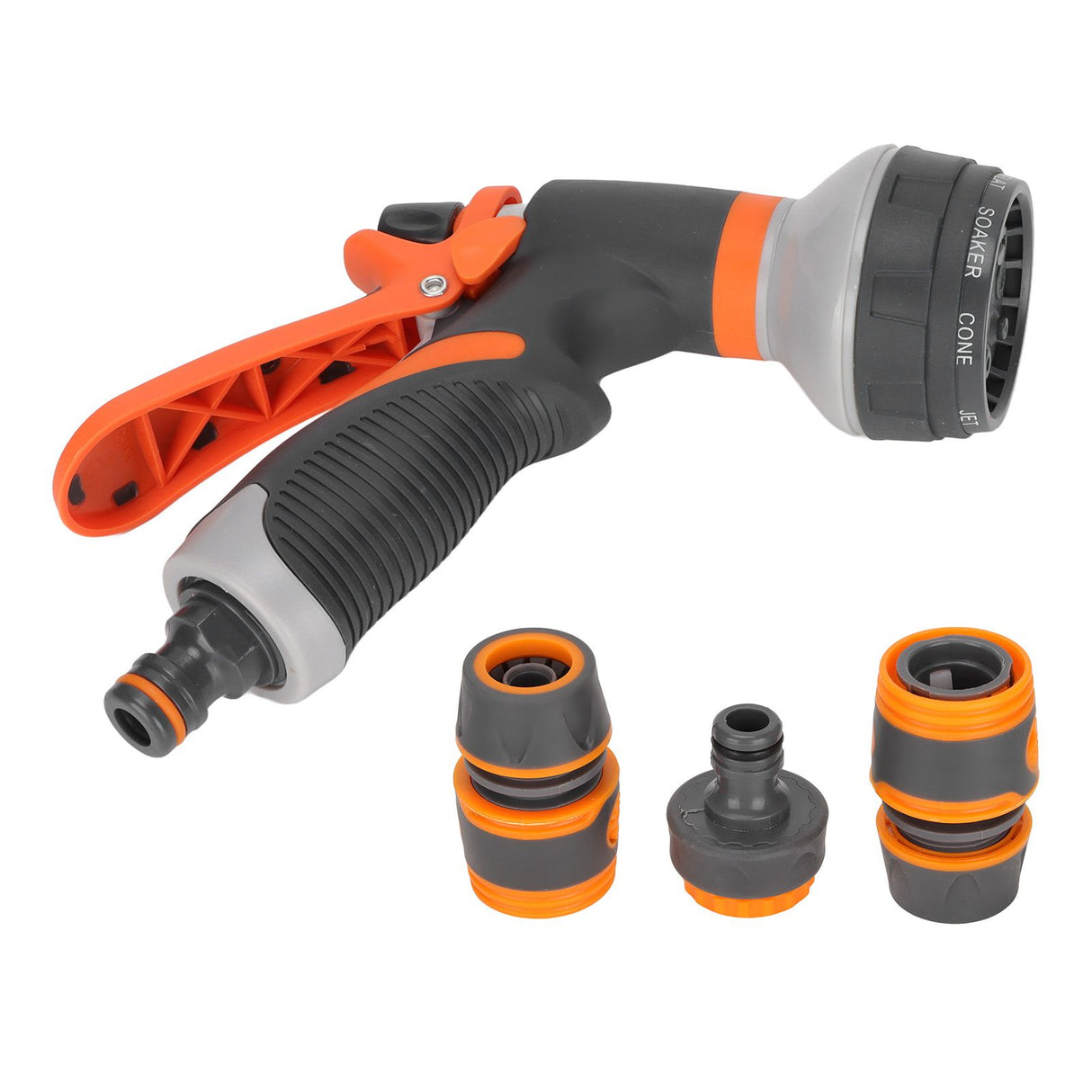 Garden Hose Nozzle Adjustable Ergonomic Tool Free Water Hose Nozzle Sprayer for Outdoor Car Washing Garden Irrigation