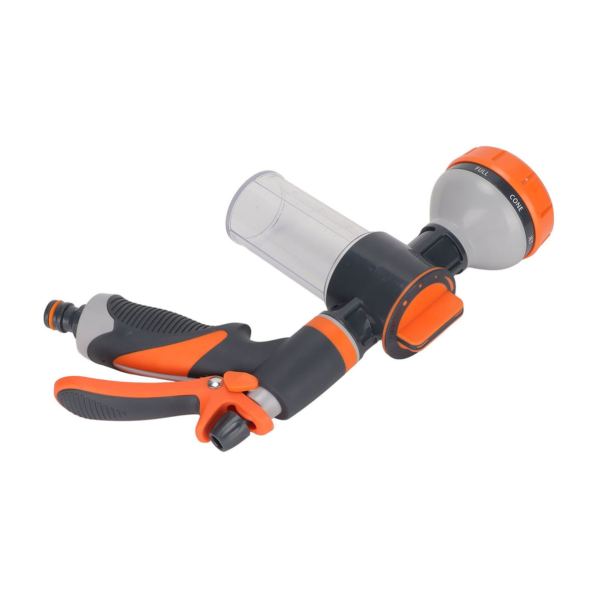 Garden Hose Nozzle 8 Spray Pattern Hose Hand Sprayer for Flowers Watering Car Wash Pet Shower