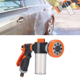 Garden Hose Nozzle 8 Spray Pattern Hose Hand Sprayer for Flowers Watering Car Wash Pet Shower