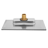 Waterfall Tub Spout G1/2 External Thread SPA Bathroom Pool Swimming Pool Silver Wall Mounted Waterfall Outlet Nozzle - Extra Image
