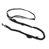 Pet Leash Reflective Retractable Portable Adjustable Dog Traction Rope for Pets Dogs Black