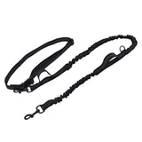 Pet Leash Reflective Retractable Portable Adjustable Dog Traction Rope for Pets Dogs Black - 45-Degree Angle