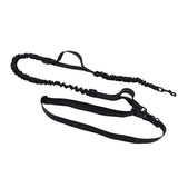 Pet Leash Reflective Retractable Portable Adjustable Dog Traction Rope for Pets Dogs Black