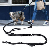 Pet Leash Reflective Retractable Portable Adjustable Dog Traction Rope for Pets Dogs Black - Extra Image