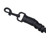 Pet Leash Reflective Retractable Portable Adjustable Dog Traction Rope for Pets Dogs Black