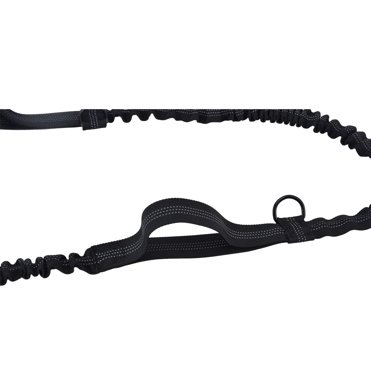 Pet Leash Reflective Retractable Portable Adjustable Dog Traction Rope for Pets Dogs Black