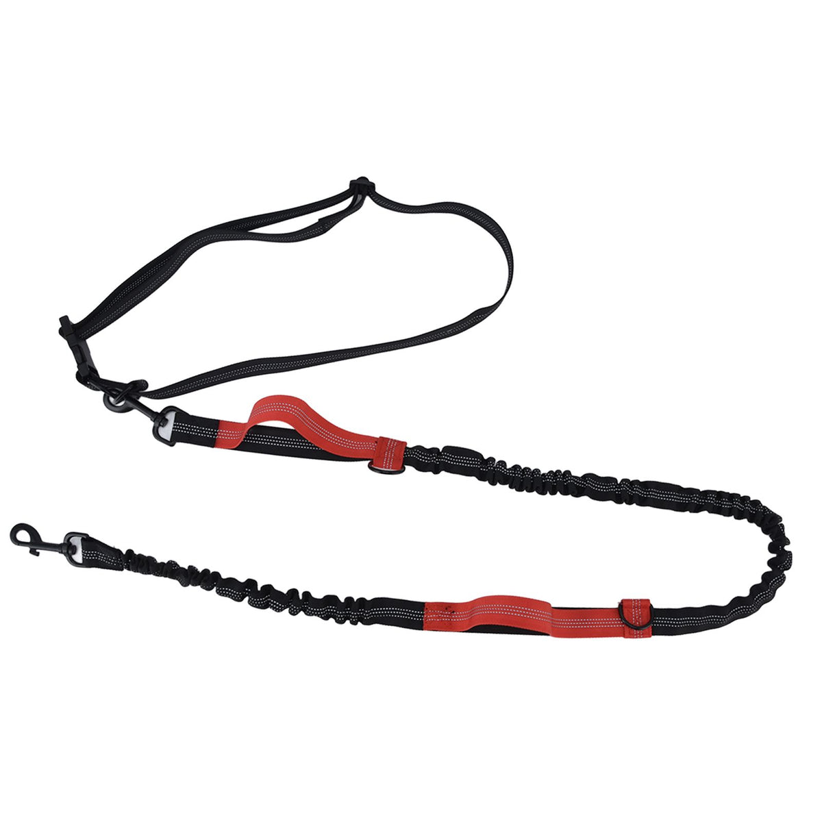Pet Leash Reflective Retractable Portable Adjustable Dog Traction Rope for Pets Dogs Red