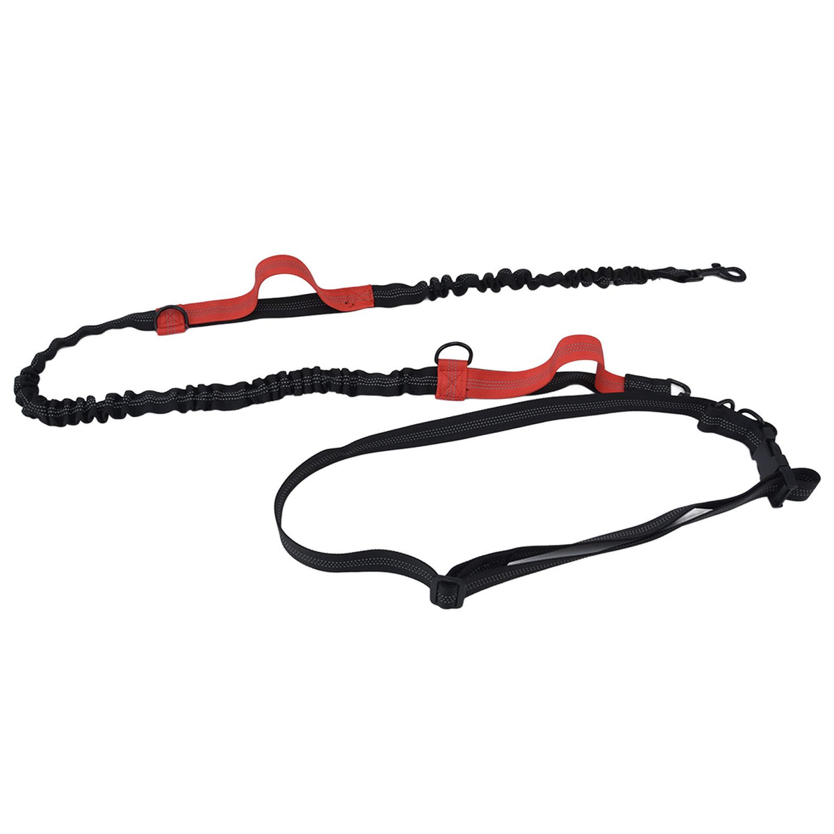 Pet Leash Reflective Retractable Portable Adjustable Dog Traction Rope for Pets Dogs Red