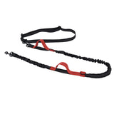 Pet Leash Reflective Retractable Portable Adjustable Dog Traction Rope for Pets Dogs Red - Low Angle