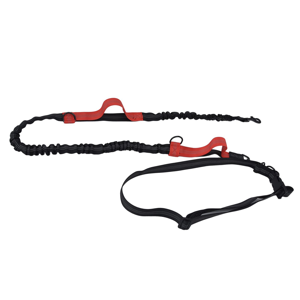 Pet Leash Reflective Retractable Portable Adjustable Dog Traction Rope for Pets Dogs Red