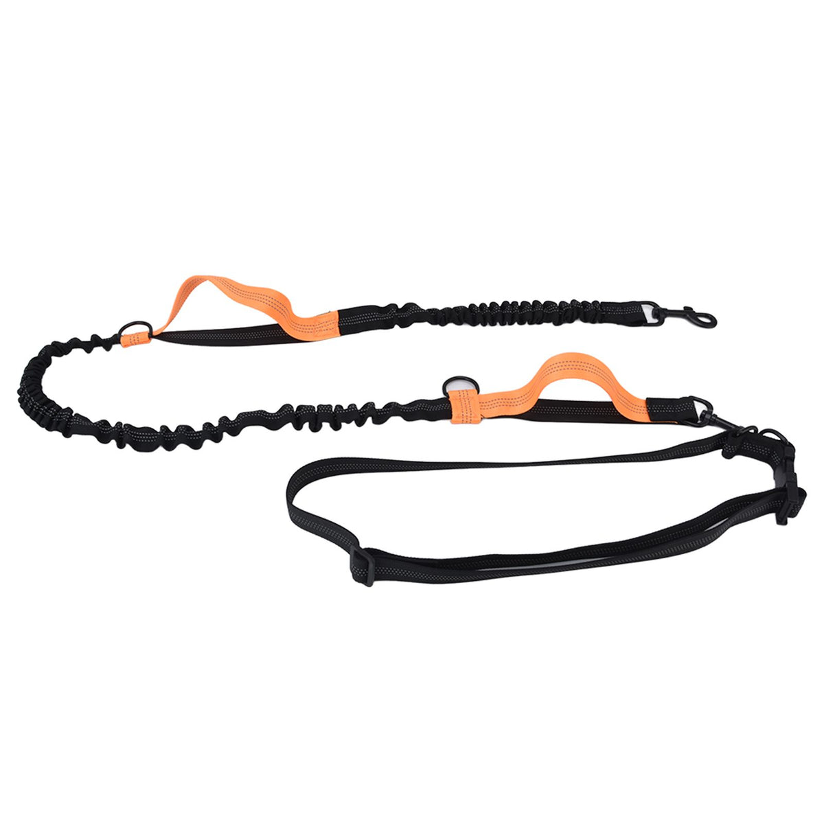 Pet Leash Reflective Retractable Portable Adjustable Dog Traction Rope for Pets Dogs Orange