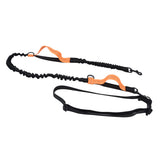 Pet Leash Reflective Retractable Portable Adjustable Dog Traction Rope for Pets Dogs Orange - Top-Down View