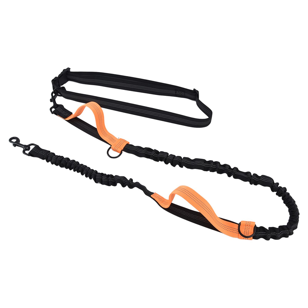 Pet Leash Reflective Retractable Portable Adjustable Dog Traction Rope for Pets Dogs Orange