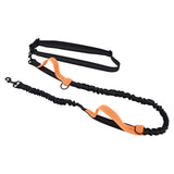 Pet Leash Reflective Retractable Portable Adjustable Dog Traction Rope for Pets Dogs Orange - 45-Degree Angle