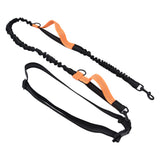 Pet Leash Reflective Retractable Portable Adjustable Dog Traction Rope for Pets Dogs Orange