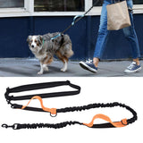 Pet Leash Reflective Retractable Portable Adjustable Dog Traction Rope for Pets Dogs Orange - Extra Image