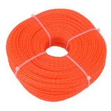 2.4mm 120m Trimmer Line Nylon String Trimmer Line Lawn Mower Accessories for Husqvarna Orange - Front View