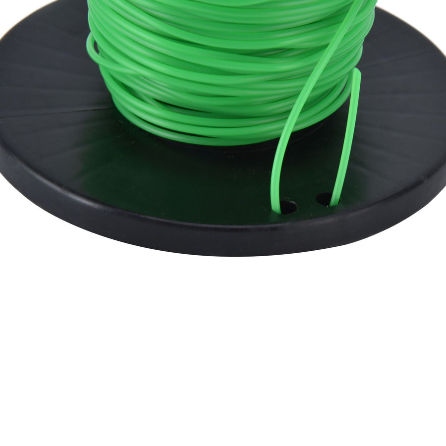 2mm String Trimmer Line Round Grass Trimmer Line Green Lawn Mower Line for Husqvarna 30m / 98.4ft