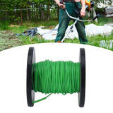 2mm String Trimmer Line Round Grass Trimmer Line Green Lawn Mower Line for Husqvarna 50m / 164.0ft