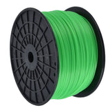 2mm String Trimmer Line Round Grass Trimmer Line Green Lawn Mower Line for Husqvarna 372m / 1220.5ft - 45-Degree Angle