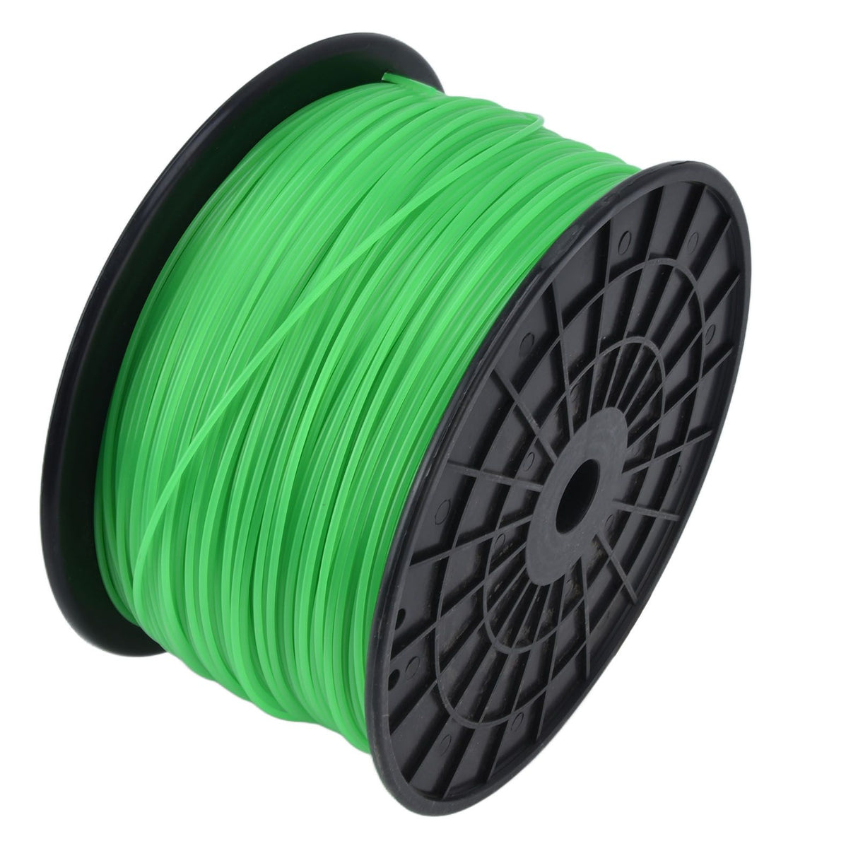 2mm String Trimmer Line Round Grass Trimmer Line Green Lawn Mower Line for Husqvarna 372m / 1220.5ft