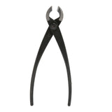 200mm/7.9in Concave Branch Cutter High Strength Manganese Steel Diagonal Pliers Black - Side View