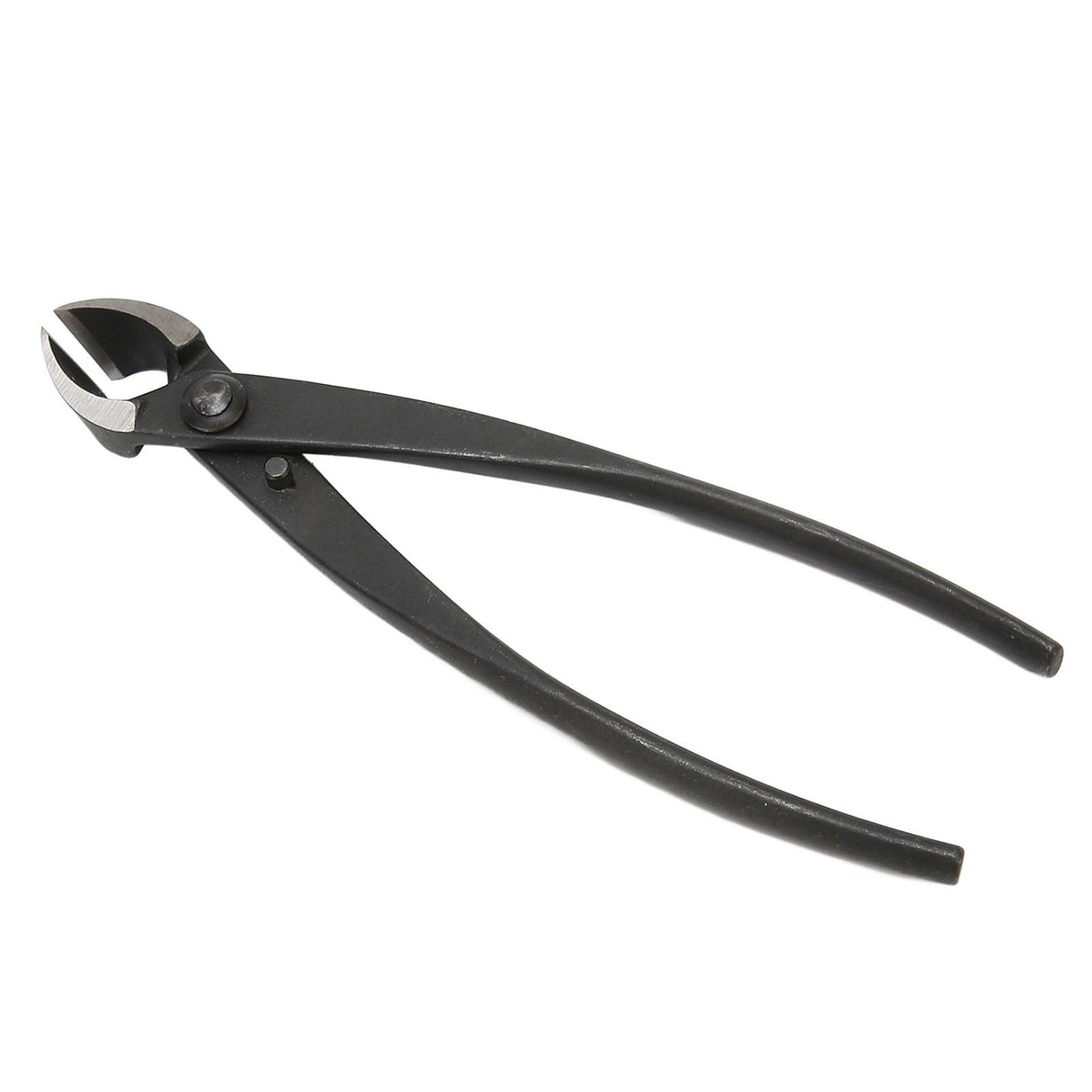 200mm/7.9in Concave Branch Cutter High Strength Manganese Steel Diagonal Pliers Black