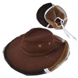 Beekeeper Cowboy Hat Tightening Design Breathable Mesh Beekeeping Veil Hat for Beekeepers Fishermen Hunters Campers - Extra Image
