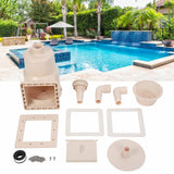 Swimming Pool Skimmer 1.5in Small Drain Pool Drainage Skimmer Swimming Pool Accessories