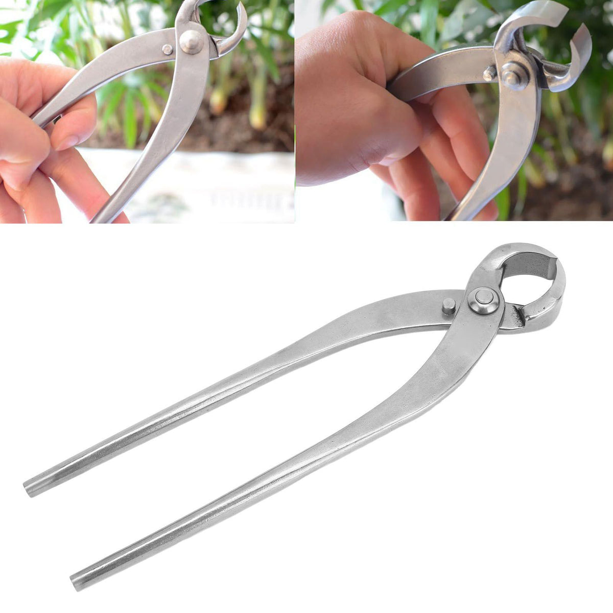 210mm/8.3in Bonsai Branch Cutter Ergonomic Trim Pliers Stainless Steel Professional for Flowers Fruit Trees