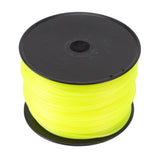 3mm String Trimmer Line Quadrate Trimmer Line Lawn Mower String Cord for Husqvarna Yellow 168m/551.2ft