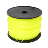 3mm String Trimmer Line Quadrate Trimmer Line Lawn Mower String Cord for Husqvarna Yellow 168m/551.2ft