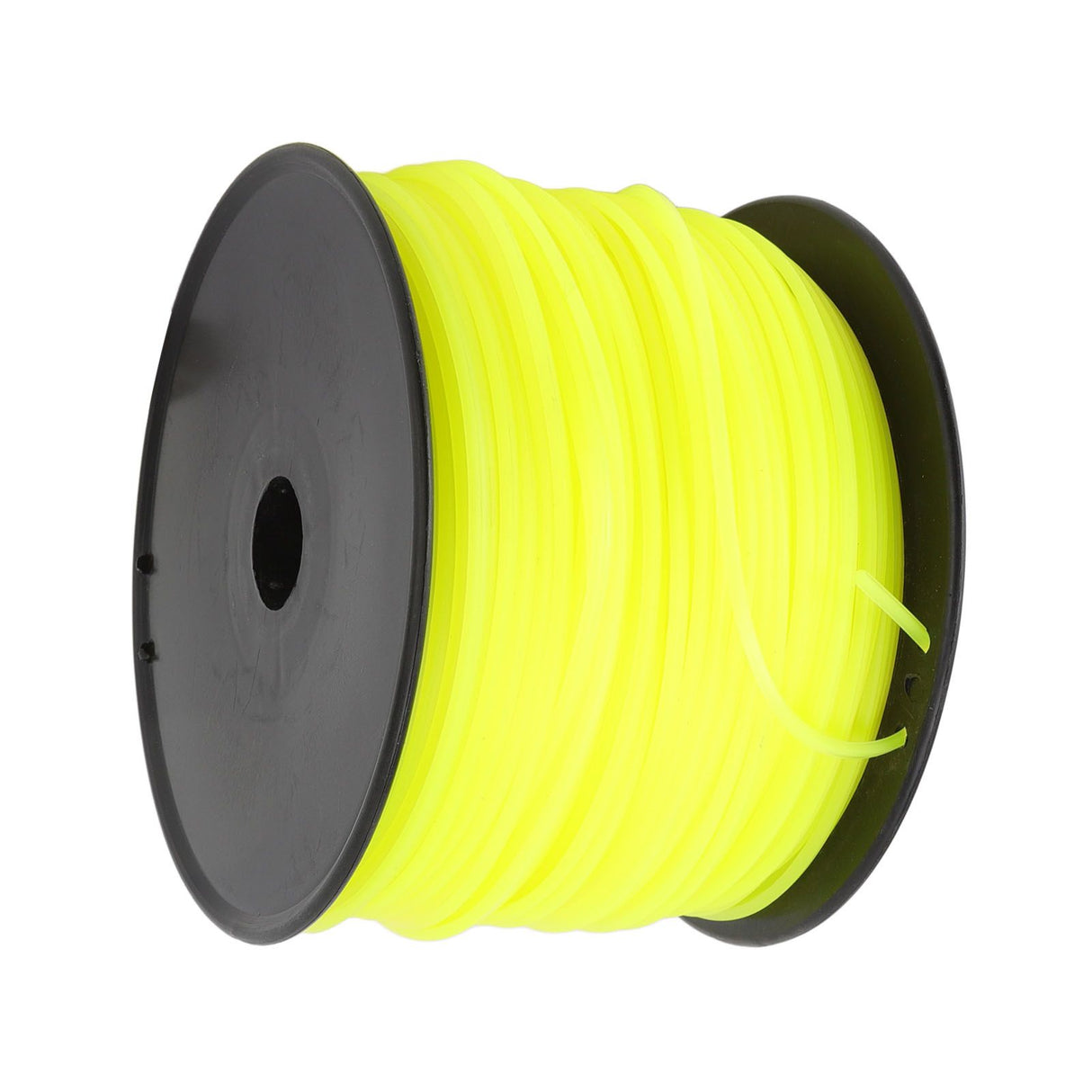 3mm String Trimmer Line Quadrate Trimmer Line Lawn Mower String Cord for Husqvarna Yellow 168m/551.2ft