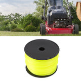 3mm String Trimmer Line Quadrate Trimmer Line Lawn Mower String Cord for Husqvarna Yellow 168m/551.2ft