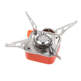 Mini Camping Stove Foldable 2800W 100g/hr Lightweight Portable Camping Stove for Outdoor Activities Picnic Travelling - 45-Degree Angle
