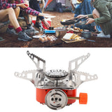 Mini Camping Stove Foldable 2800W 100g/hr Lightweight Portable Camping Stove for Outdoor Activities Picnic Travelling