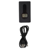 Weather Stations Wireless Indoor Outdoor Color Display Black 3 Channels Regulable Backlight Clock Thermometer for Home - Extra Image