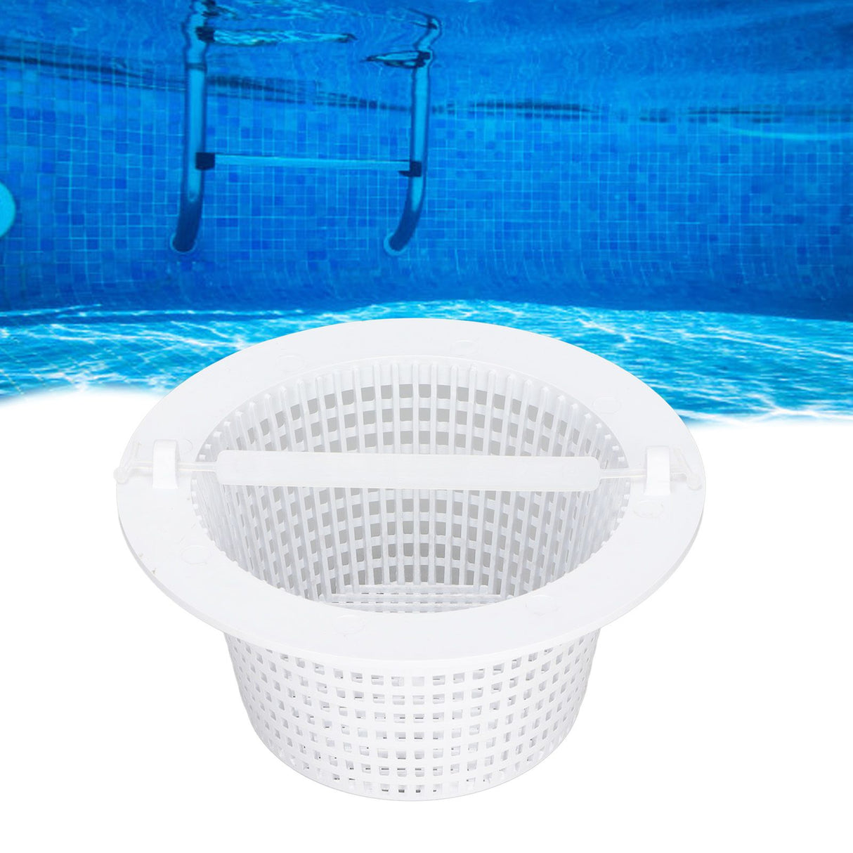 Skimmer Basket Plastic Replacement Swimming Pool Filter Basket with Handle for Hayward SP1091WM