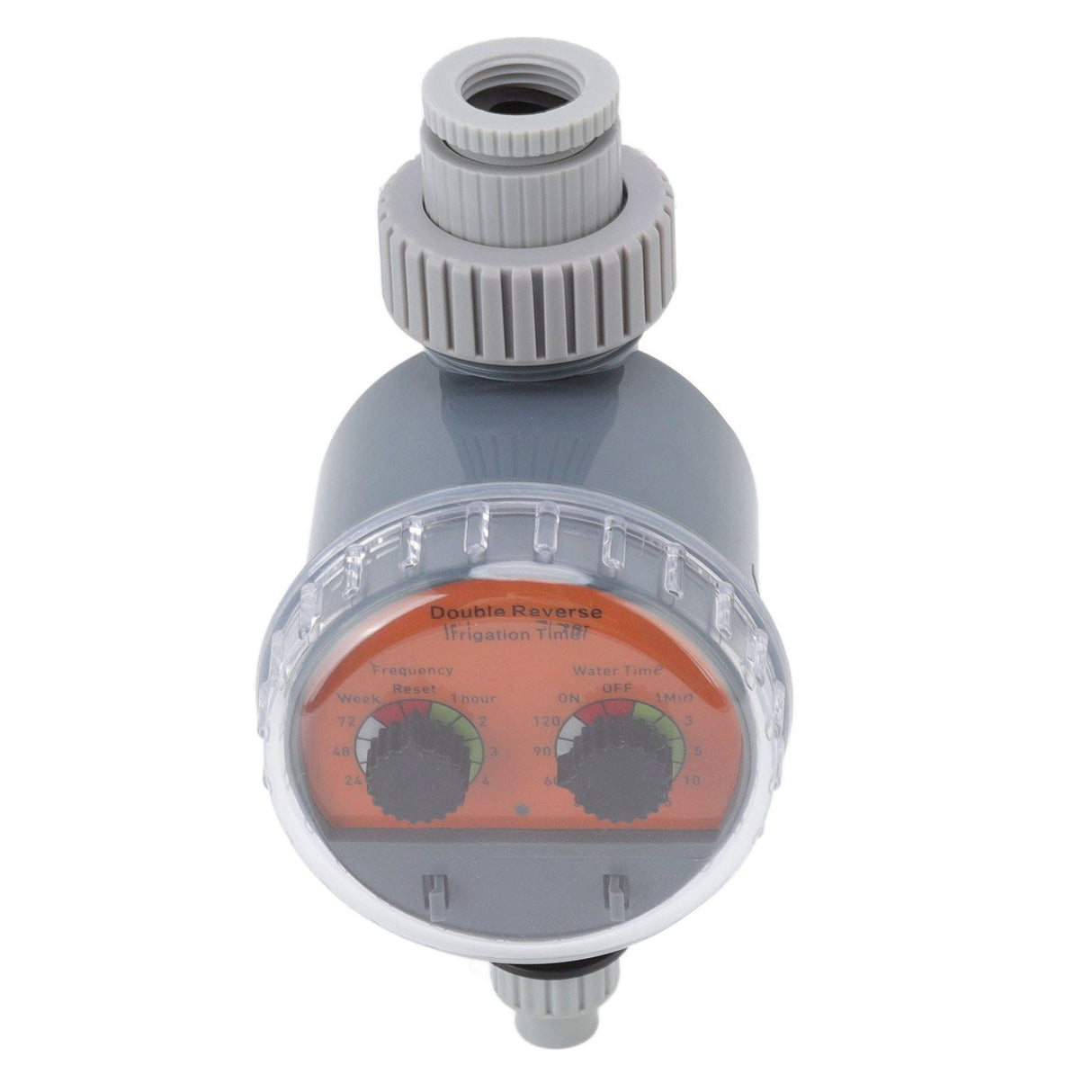 Irrigation Timer Dual Dial Ball Valve IP67 Waterproof Automatic Pressure Free Irrigation Timer for Courtyards Balconies