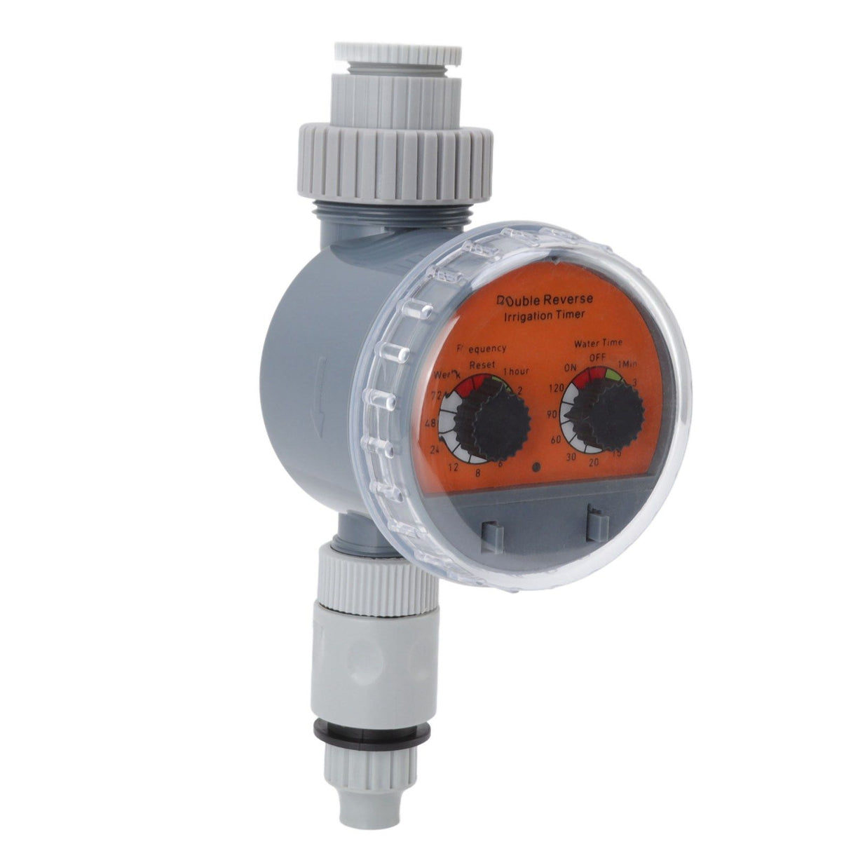 Irrigation Timer Dual Dial Ball Valve IP67 Waterproof Automatic Pressure Free Irrigation Timer for Courtyards Balconies