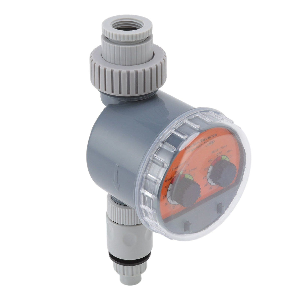 Irrigation Timer Dual Dial Ball Valve IP67 Waterproof Automatic Pressure Free Irrigation Timer for Courtyards Balconies