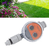 Irrigation Timer Dual Dial Ball Valve IP67 Waterproof Automatic Pressure Free Irrigation Timer for Courtyards Balconies