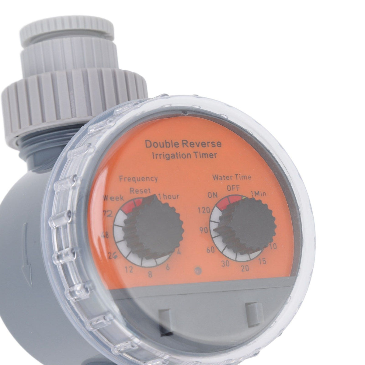 Irrigation Timer Dual Dial Ball Valve IP67 Waterproof Automatic Pressure Free Irrigation Timer for Courtyards Balconies