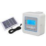 Micro Automatic Drip Irrigation Kit Programmable Timer Solar Multi Function Automatic Watering Sprayer with LED Display - Rear View