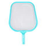Pool Net Cyan Quick Cleaning Plastic Structure Nylon Material Pool Skimmer Leaf Net for Hot Tubs Fountains