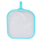 Pool Net Cyan Quick Cleaning Plastic Structure Nylon Material Pool Skimmer Leaf Net for Hot Tubs Fountains
