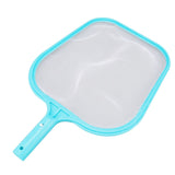 Pool Net Cyan Quick Cleaning Plastic Structure Nylon Material Pool Skimmer Leaf Net for Hot Tubs Fountains