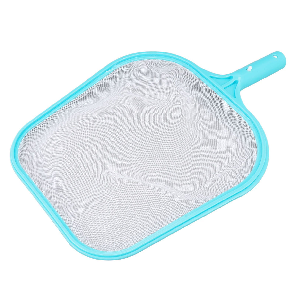 Pool Net Cyan Quick Cleaning Plastic Structure Nylon Material Pool Skimmer Leaf Net for Hot Tubs Fountains