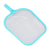 Pool Net Cyan Quick Cleaning Plastic Structure Nylon Material Pool Skimmer Leaf Net for Hot Tubs Fountains
