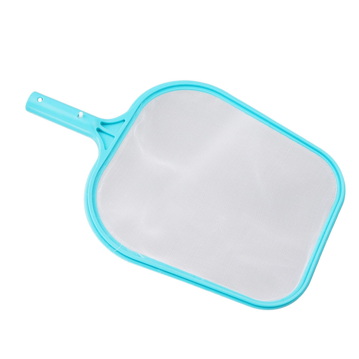 Pool Net Cyan Quick Cleaning Plastic Structure Nylon Material Pool Skimmer Leaf Net for Hot Tubs Fountains